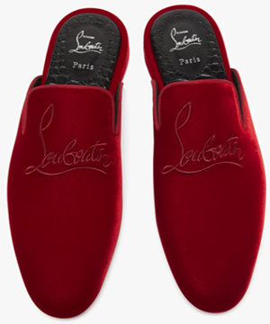 Christian Louboutin Coolito velvet slippers: €595.