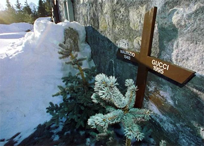 Maurizio Gucci (1948-1995) Grave: Photo: Bobby Kelley.