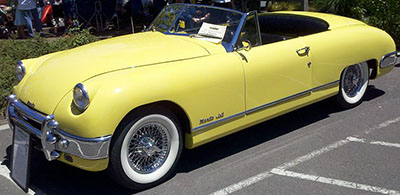 Yellow 1950 Muntz Jet. Image courtesy Cullen328 (Jim Heaphy).