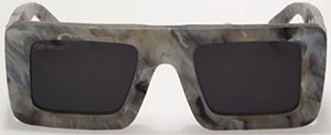 Off-White Leonardo Square-Frame men's Sunglasses: US$389.