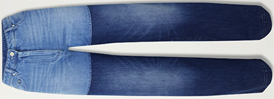 Peter Do women's Two-tone organic high-rise straight-leg jeans: US$790.
