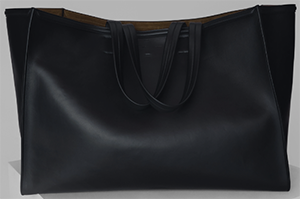 Phoebe Philo XL CABAS in black leather: US$8,500.