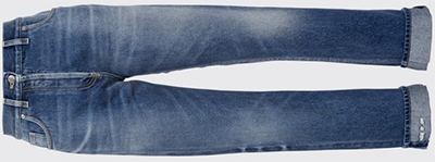 Prada Organic denim five-pocket women's trousers: US$1,320.