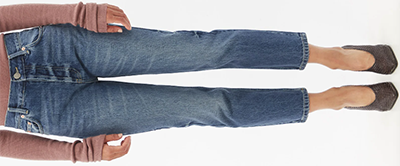 Raey Crop organic-cotton straight leg women's jeans: US$160.