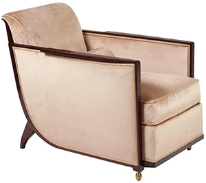 émile-Jacques Ruhlmann 'Cuellar' Wing Chair, Model 101AR/221NR: €139,725.