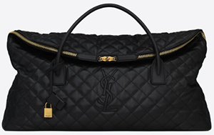 Yves Saint Laurent ES giant travel bag in quilted leather: US$4,700.