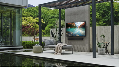 Samsung's 85-inch outdoor Terrace TV costs $20,000.