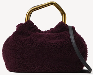 Staud Camille Shearling Bag: US$495.