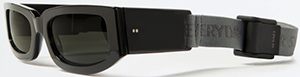 Sunnei Black Prototipo 3 sunglasses: 250.