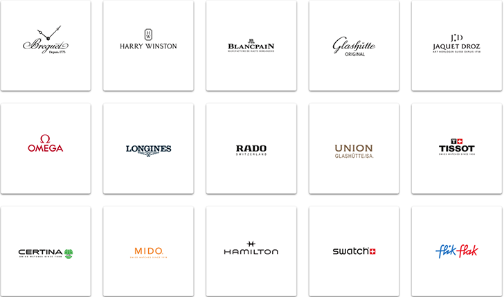 Swatch Group Watch Brands.