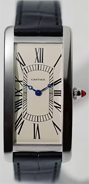Cartier Tank Cintrée Limited Edition In Platinum.