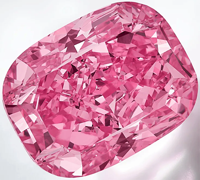 The Eternal Pink 10.57 carats diamond.