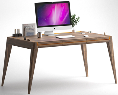 Three-Six desk. Designer: Deniz Aktay.