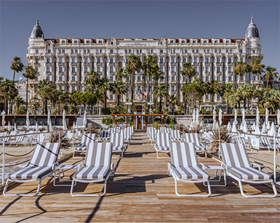 Carlton Beach Club, 2020. Cannes, France.