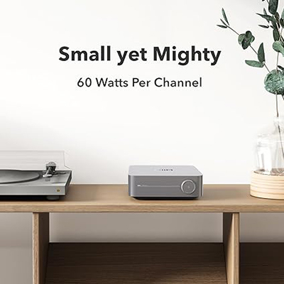 WiiM Amp: Multiroom Streaming Amplifier with AirPlay 2, Chromecast, HDMI & Voice Control - Stream Spotify, Amazon Music, Tidal & More: US$299.