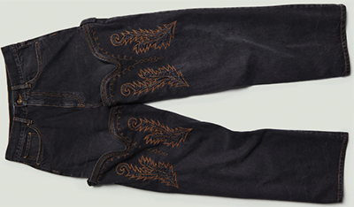 Y/Project Cowboy High Cuff Men's Jeans: 594.