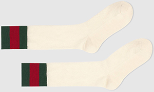 Gucci women's Cotton socks with Web: US$100.