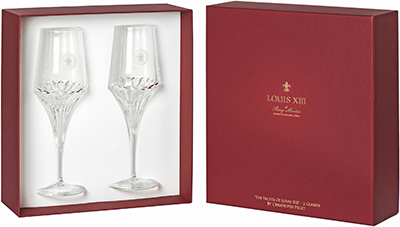 2 Remy Martin Louis xiii Cognac Baccarat glasses by Christophe Pillet.