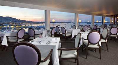 Le 360° at Radisson Blu 1835 Hotel & Thalasso, 2 Boulevard du Midi Jean Hibert, 06400 Cannes.