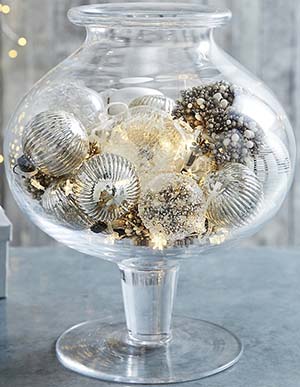 The White Company Glass Footed Vase: £37.50.