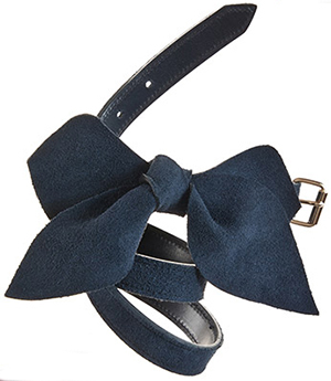 Alexis Mabille women's belt with bow detail.