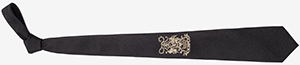 Alexander McQueen 'Coat of Arms' Woven Tie: US$175.
