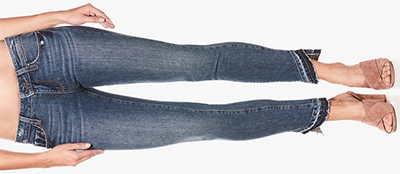 Paige Skyline Ankle Peg - Ellis women's jeans: US$229.