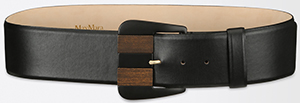 Max Mara women's leather belt: US$475.