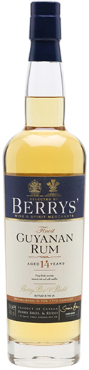 Berrys' Guyanan Rum 14-Year Old.