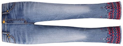 Tory Buch Myers Cropped Boot women's jean.