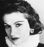 Coco Chanel (1883-1971).