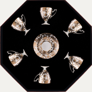 Stefano Ricci Coffee Cups Gift Box Imperial Botticelli: US$2,760.