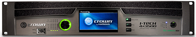 Crown Audio I-Tech 4x3500HD Four-channel, 4000W @ 4Ω Power Amplifier.