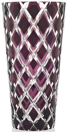 David Redman Amethyst Crystal Cut Vase: £625.