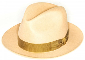 Edward Armah Camel Edward Armah Lapin Fur Felt Hat: US$250.
