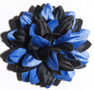 Edward Armah Black/Periwinkle Boutonniere/Lapel Flower: US$35.