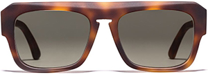 Etro Matt brown rectangular-frame sunglasses: €275.