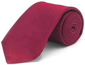 Figaret Paris luxury plain red 7-fold silk tie: €115.