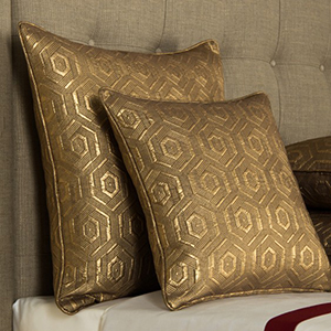 Frette International Decorative Pillow Gold: US$368.