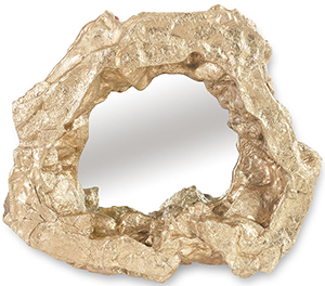 Phillips Collection Rock Pond Mirror Gold Leaf.