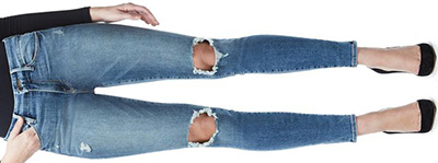 Good American Ripped Women's Jeans: US$189.