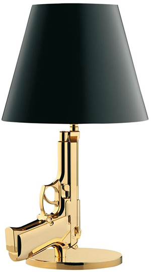 Bedside Gun Lamp by Philippe Starck for FLOS (2005): £1,027.