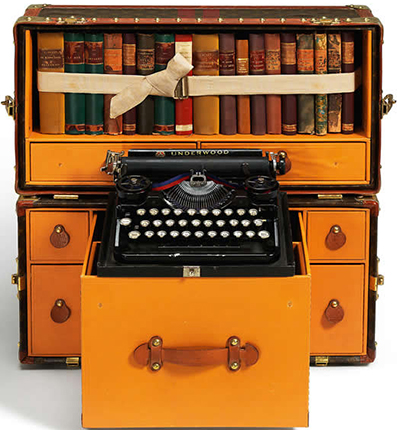 Ernest Hemingway's Louis Vuitton library trunk.