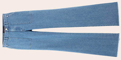 Vanessa Seward Étienne women's fringed jeans: €240.
