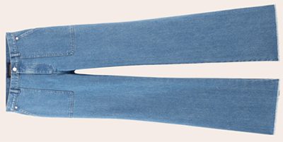 Vanessa Seward Étienne women's fringed jeans: 240.