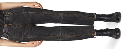 Vetements x Levi's Reworked women's Jeans: US$1,990.