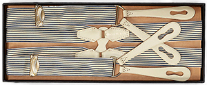 Ralph Lauren Warren Striped Braces: US$225.