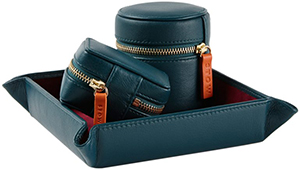 Stow Sanderson Leather 3-Piece Gift Set Tray: £290.