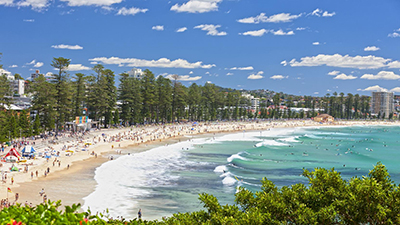 Manly Beach, Sydney, New South Wales, Australia.