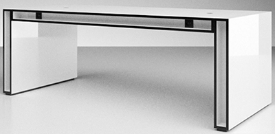 Rechteck Media Table Una.